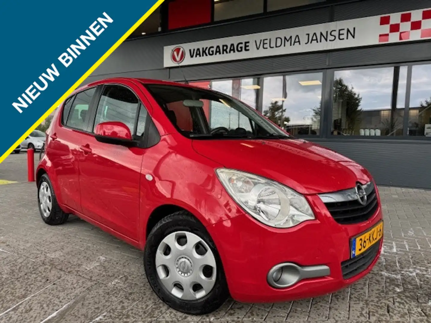 Opel Agila 1.2 EDITION + AIRCO Rood - 1