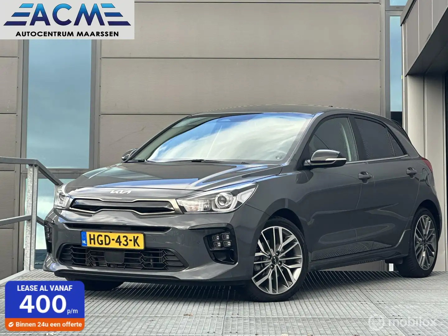 Kia Rio 1.0 T-GDi MHEV GT-Line Grijs - 1