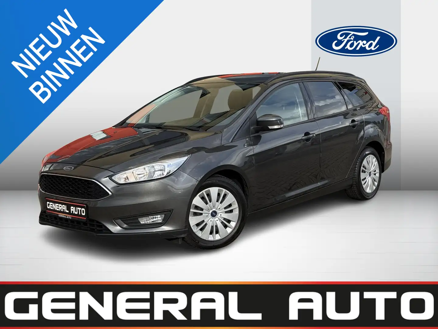 Ford Focus Wagon 1.0 Titanium, Navi, Trekhaak, NEW Distributi Grigio - 1