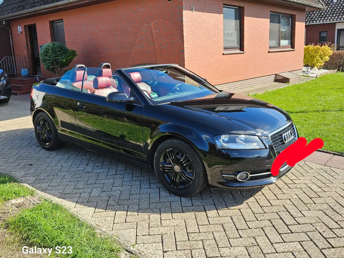 Audi A3 Ambition cabrio Schwarz - 2