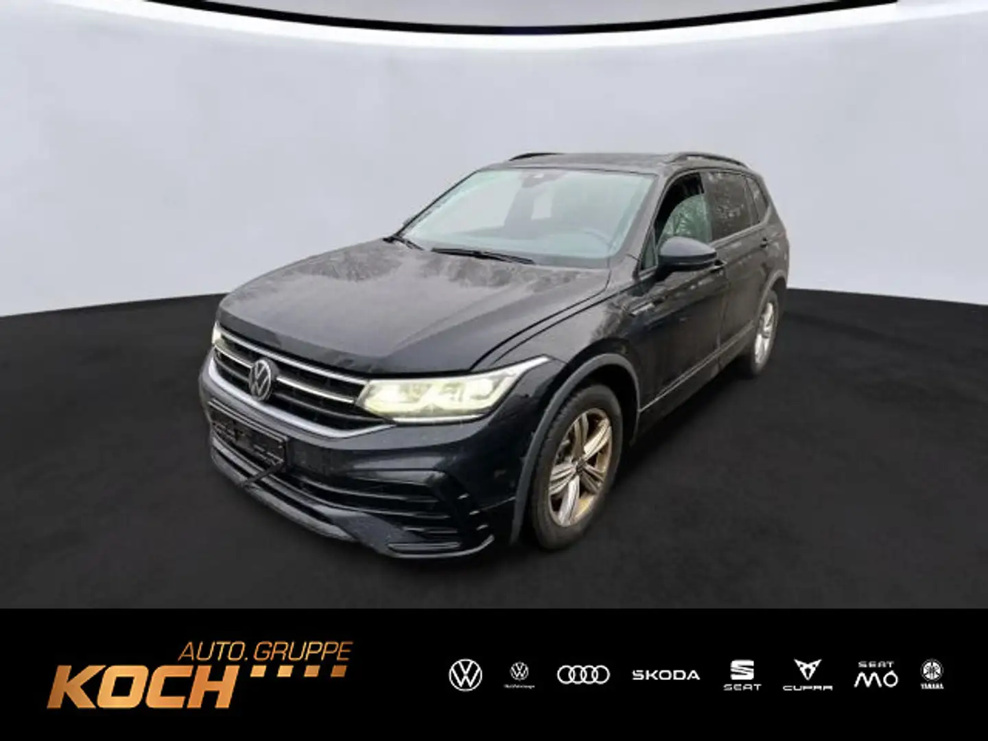 Volkswagen Tiguan Allspace 2,0TDI R-Line DSG 4M Kamera LED Schwarz - 1