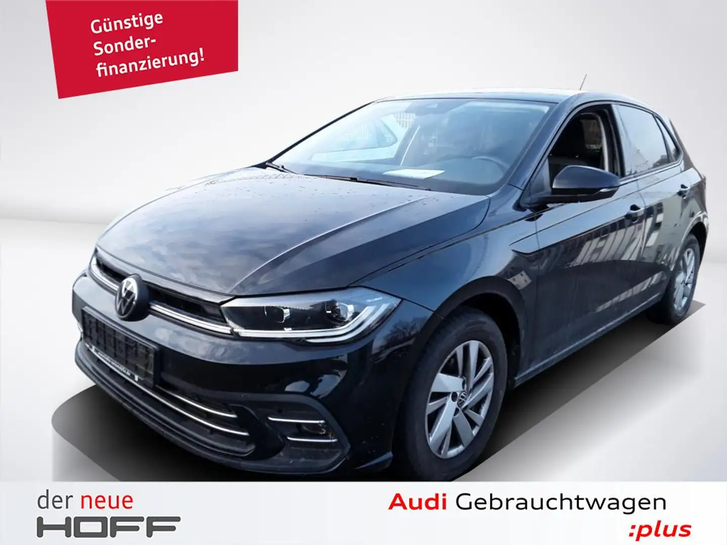 Volkswagen Polo 1.0 TSI Style Matrix ACC Navi SHZ PDC DAB+ APP Schwarz - 1