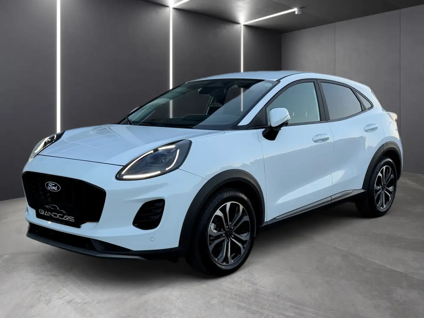 Ford Puma 1,0 EcoBoost Hybrid Titanium Aut. Weiß - 1