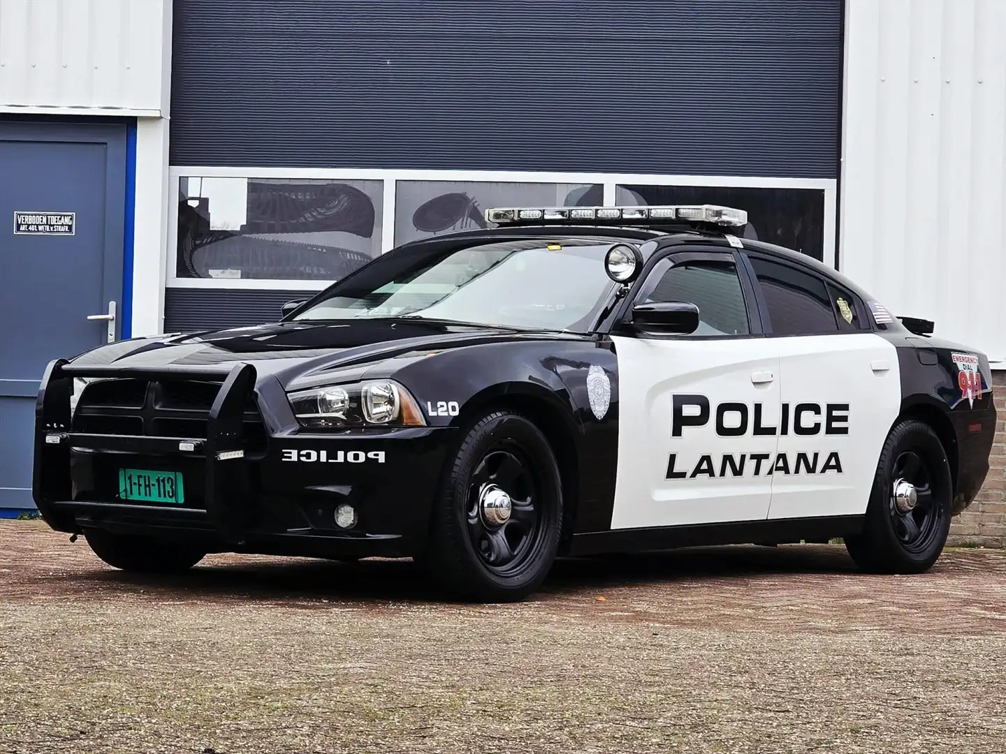 Dodge Charger pursuit police full option Noir - 1