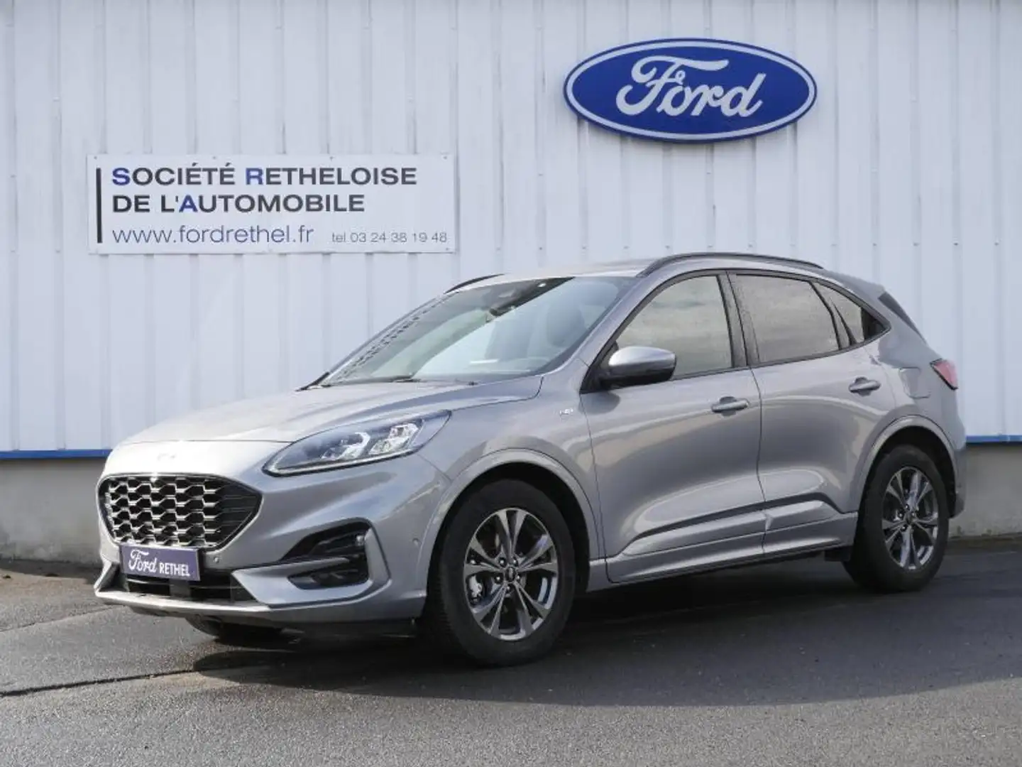 Ford Kuga 2.5 Duratec 190ch FHEV E85 ST-Line X BVA Gris - 1