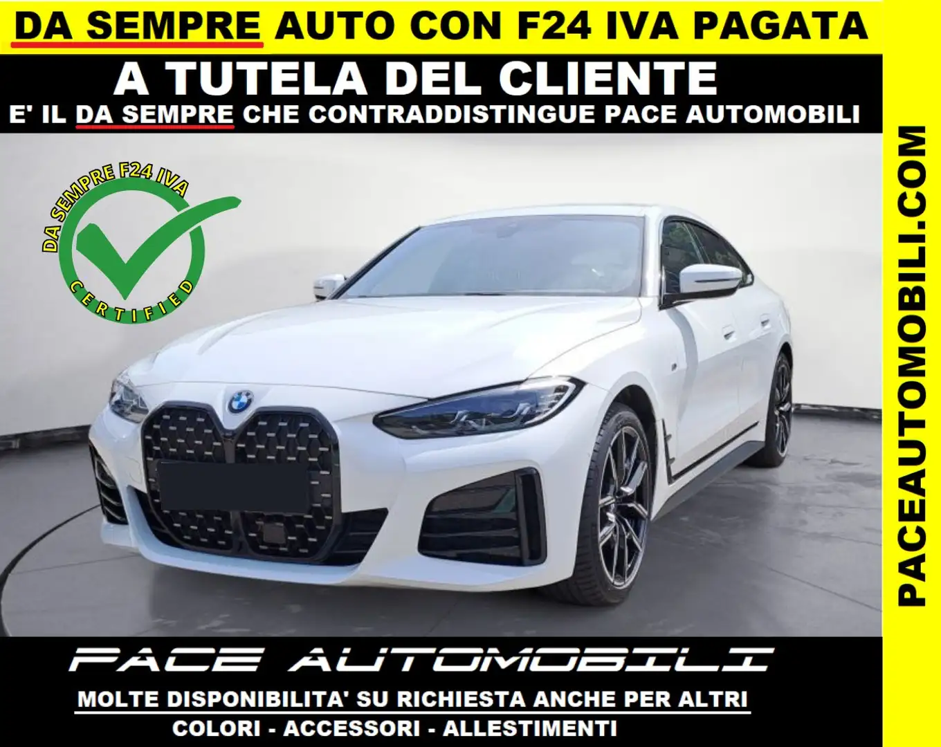 BMW 420 D GC GRAN COUPE M SPORT M-SPORT MSPORT 19" CURVED Bianco - 1