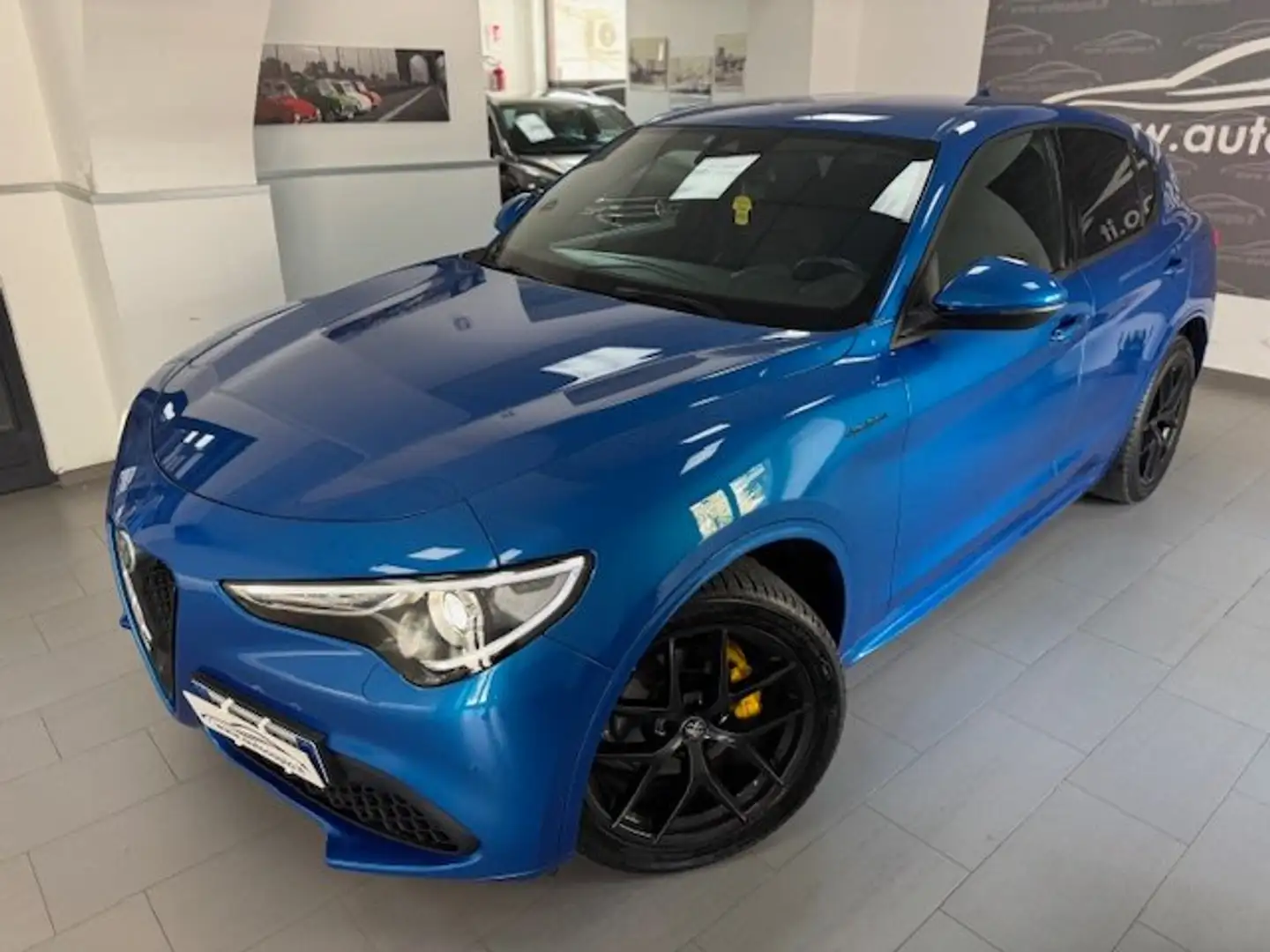 Alfa Romeo Stelvio Stelvio 2.2 T.D Veloce Q4 210cv AUTO KM CERT Blu/Azzurro - 1