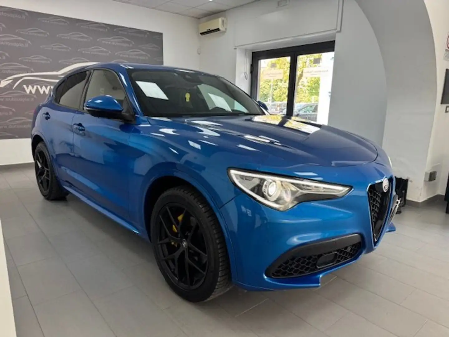 Alfa Romeo Stelvio Stelvio 2.2 T.D Veloce Q4 210cv AUTO KM CERT Blu/Azzurro - 2