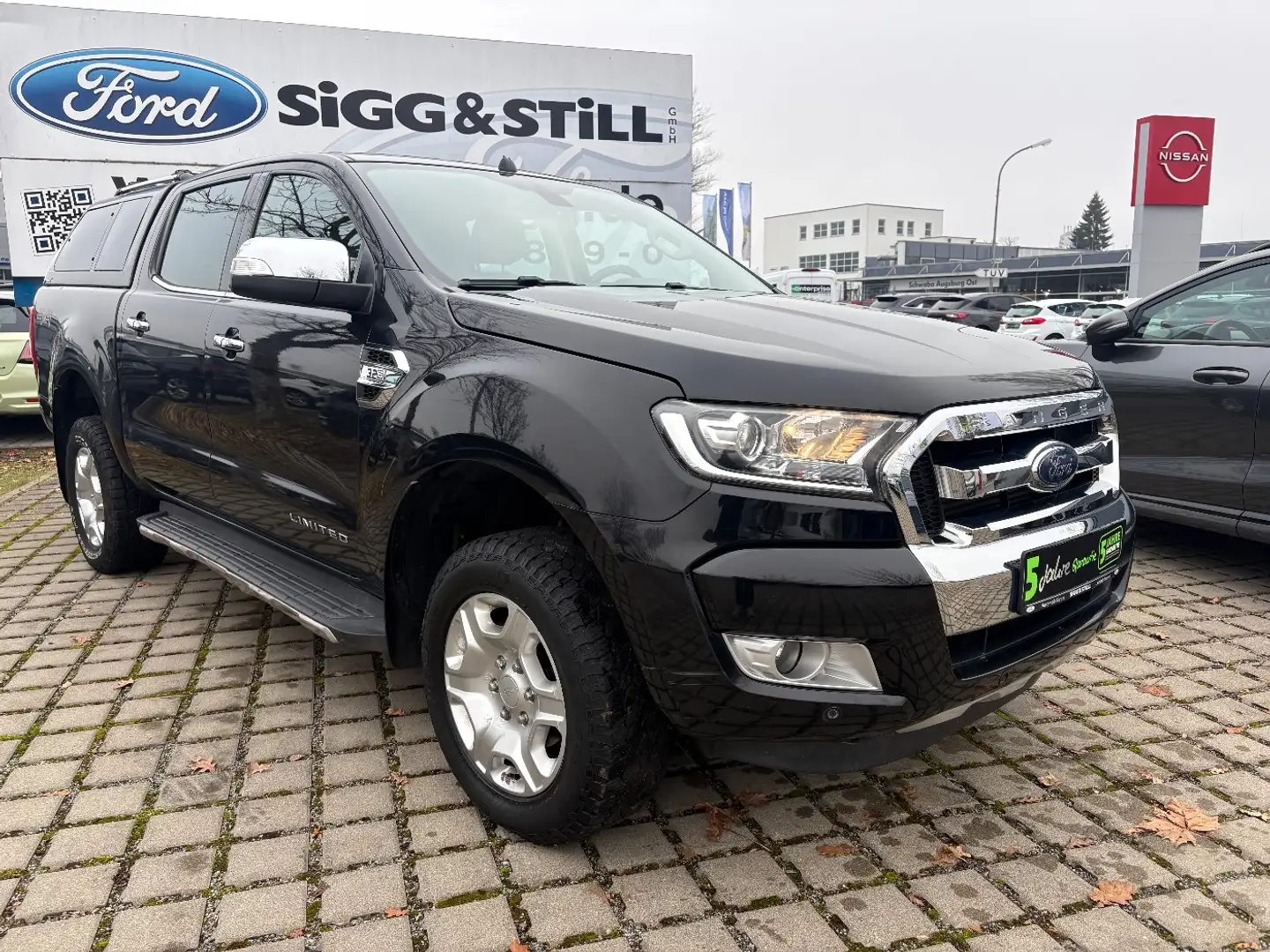 Ford Ranger 3.2 TDCi Limited Doka AHK*HARDTOP*NAVI*SHZ*PDC Negro - 2