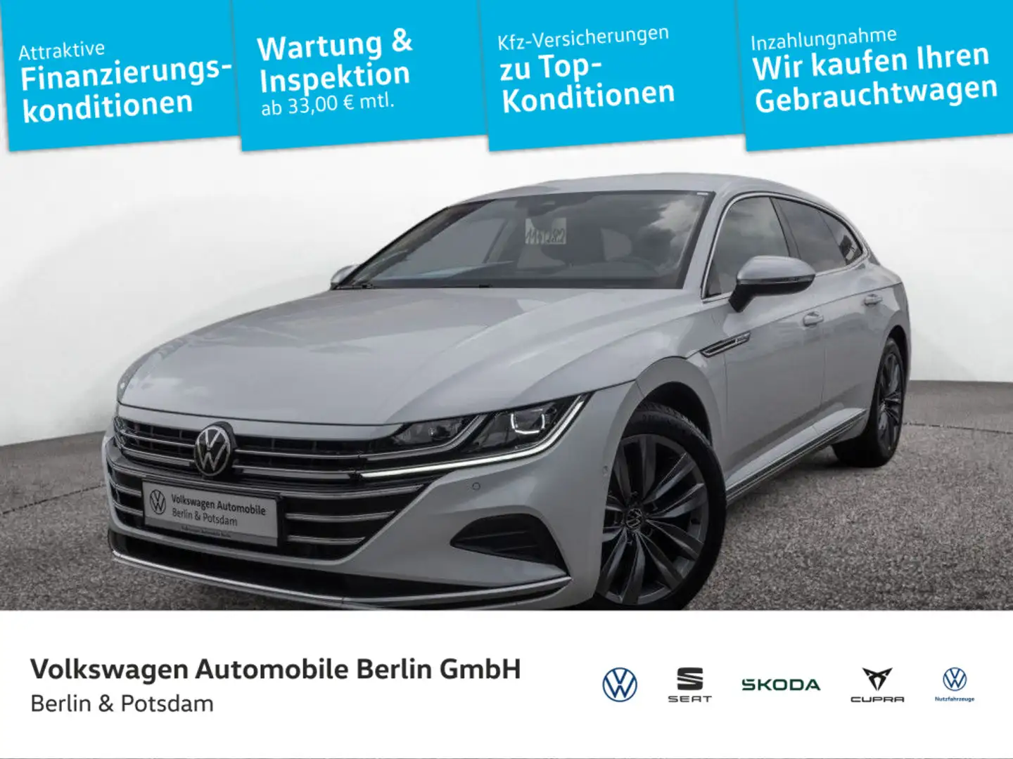Volkswagen Arteon 2.0 TSI DSG Eleg Navi R-Ka Weiß - 1