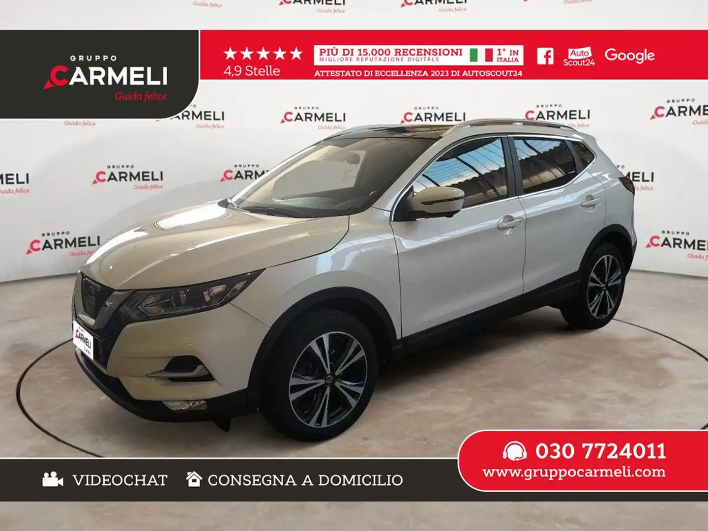 Nissan Qashqai 1.6 dci N-Connecta 2wd 130cv Bianco - 1