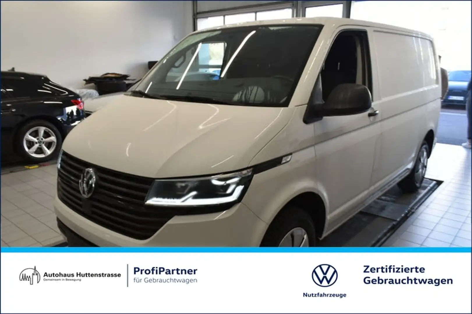 Volkswagen T6 Transporter T6.1 2.0 TDI LED KLIMA PDC AHK Weiß - 1