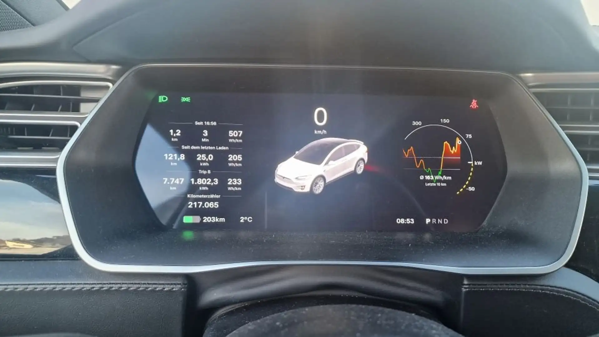 Tesla Model X Model X100DL 100kWh (mit Batterie) Weiß - 2