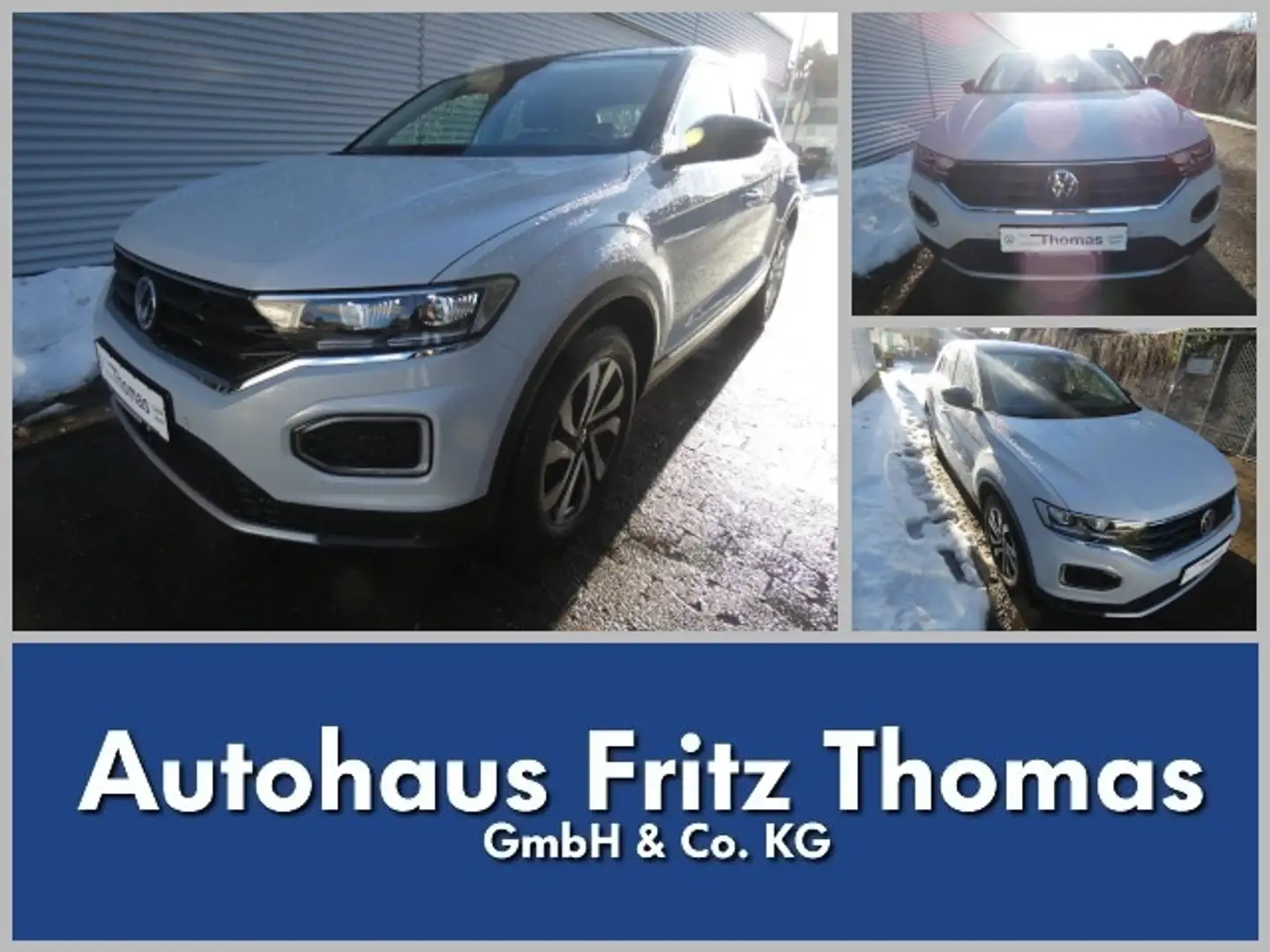 Volkswagen T-Roc 1.0 TSI Active LED Navi RKamera SHZ PDC Klima Schwarz - 1