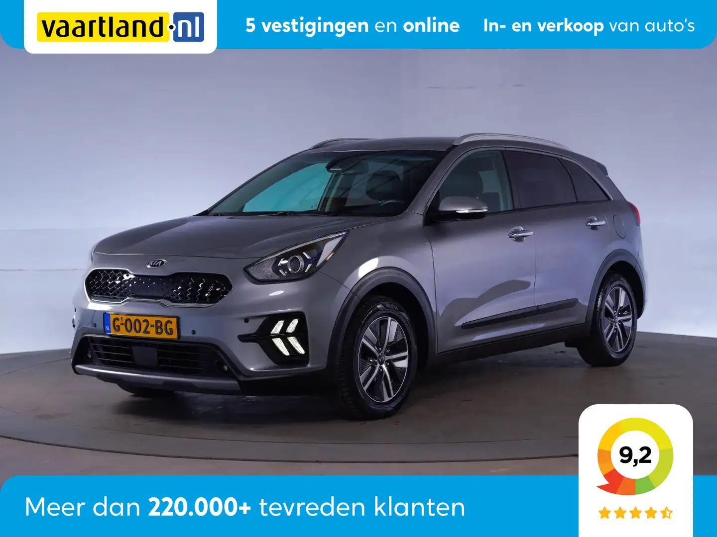 Kia Niro 1.6 GDi Hybrid DynamicLine [ Navi Camera Adapt.cru Grijs - 1