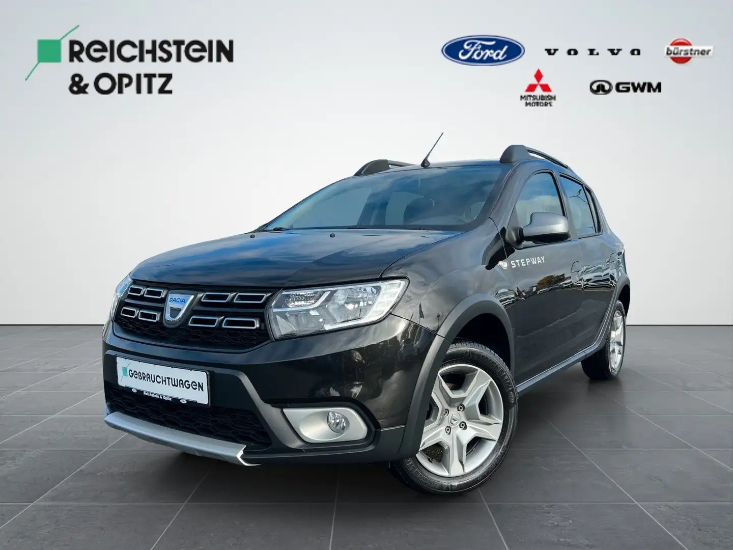 Dacia Sandero II TCe 90 Stepway Prestige/Tempomat/RFK Schwarz - 1