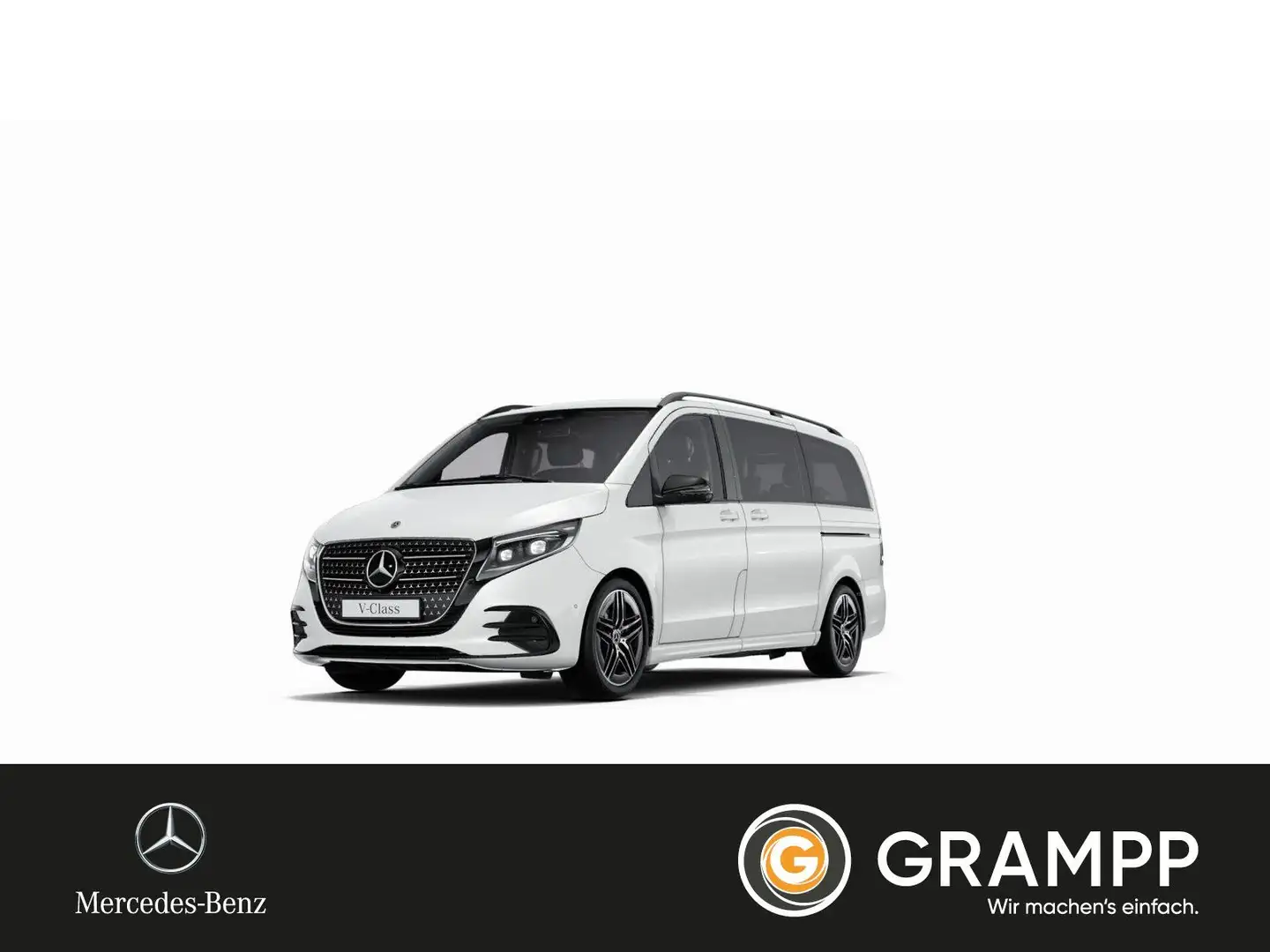 Mercedes-Benz V 300 d 4MATIC AMG*PANORAMA*AHK*AIRMATIC*TISCH* Blanco - 1