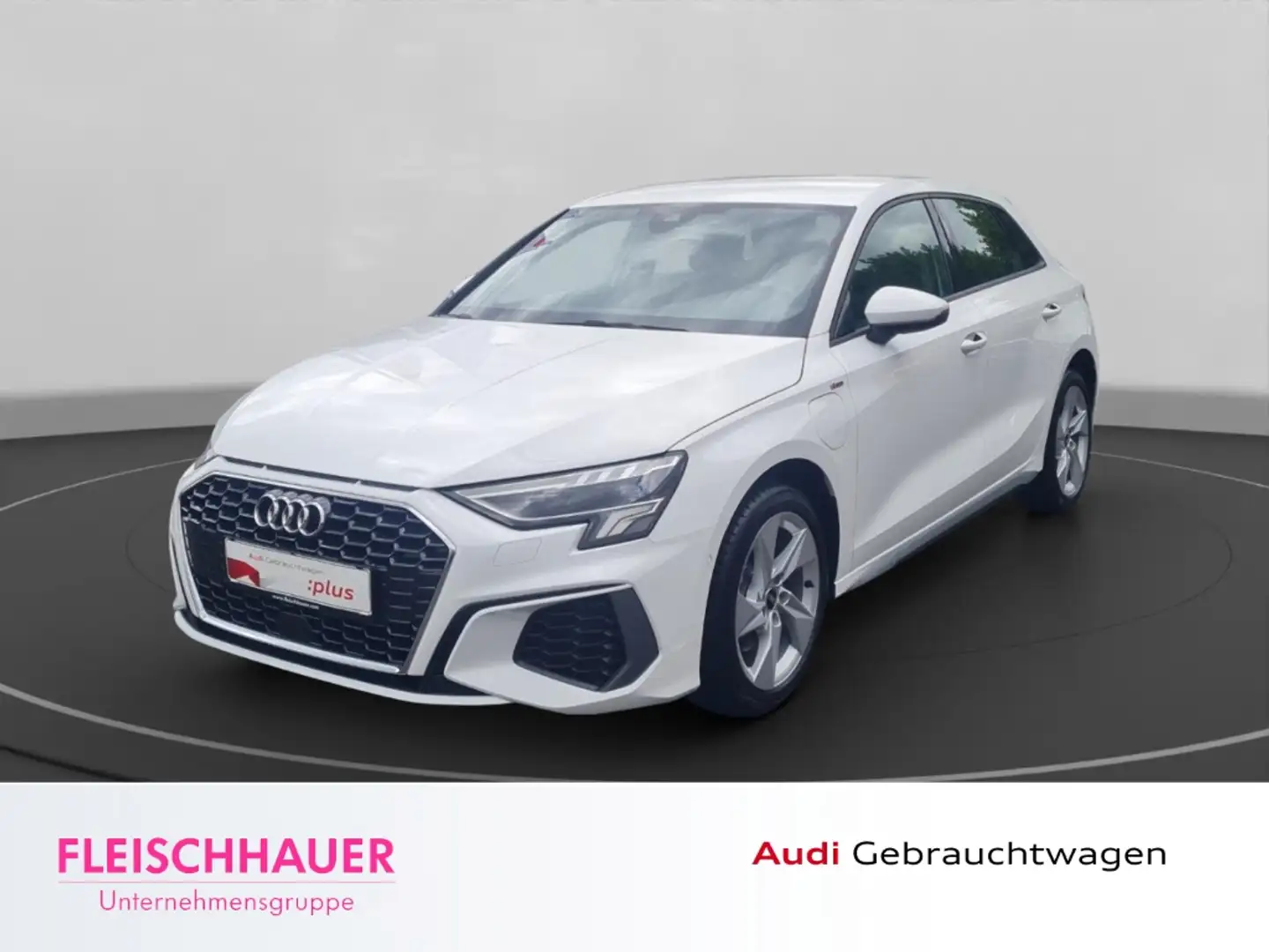 Audi A3 Sportback 40 TFSI e S line  DSG+Navi+LED+CarPlay Weiß - 1