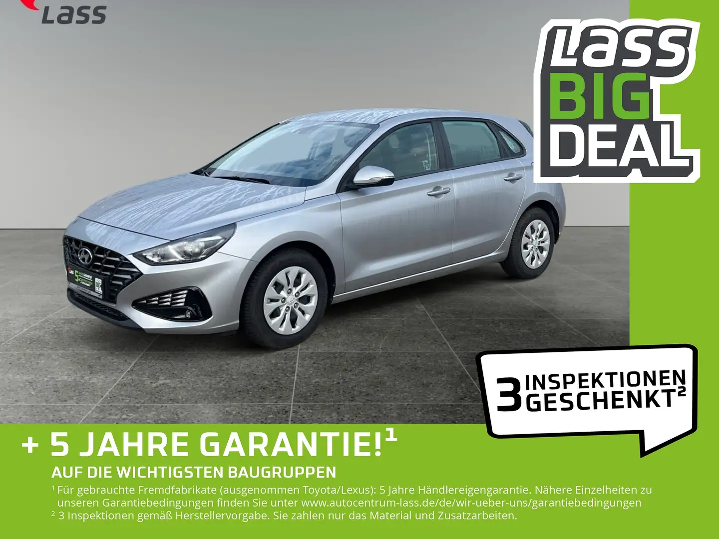 Hyundai i30 1.0 Turbo Modern Allwetter+LED+Kamera Silber - 1
