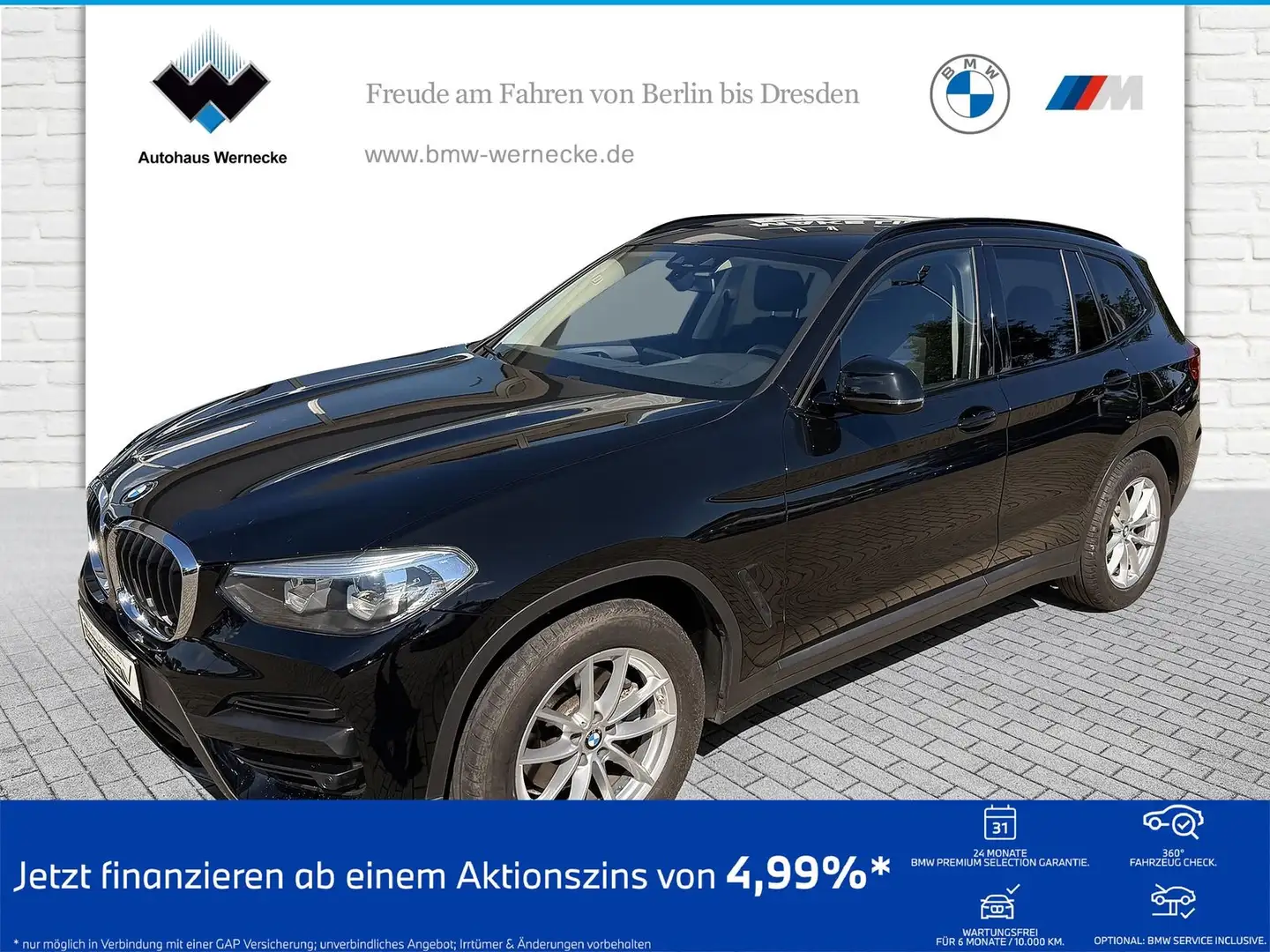 BMW X3 xDrive20i ZA Advantage DAB Klimaaut. Shz PDC Schwarz - 1
