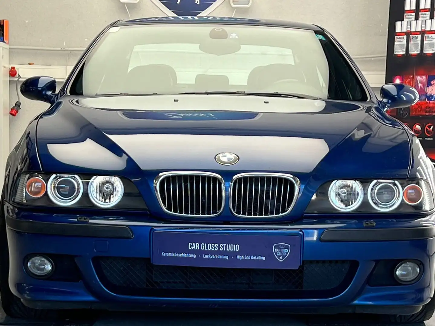 BMW M5 *PICKERL*KLIMAAUT.*SITZHEIZUNG* Kék - 2