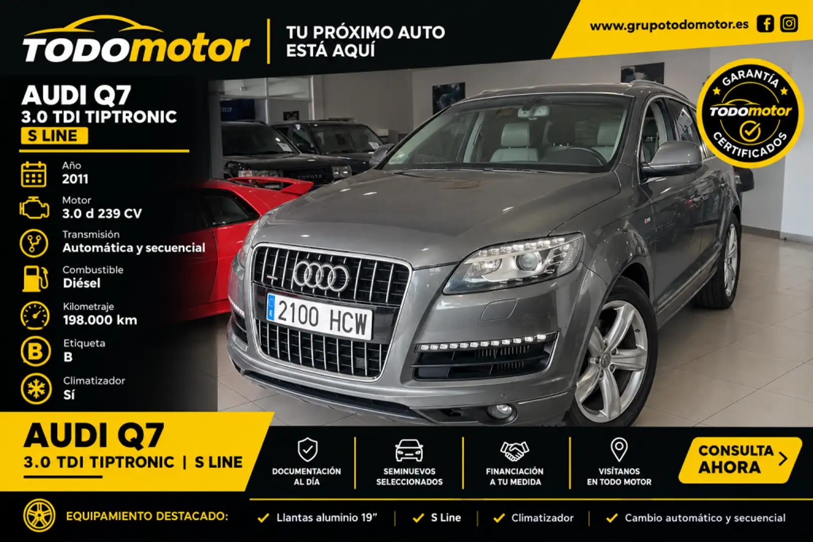 Audi Q7 3.0TDI CD Ambition Tiptronic - 1