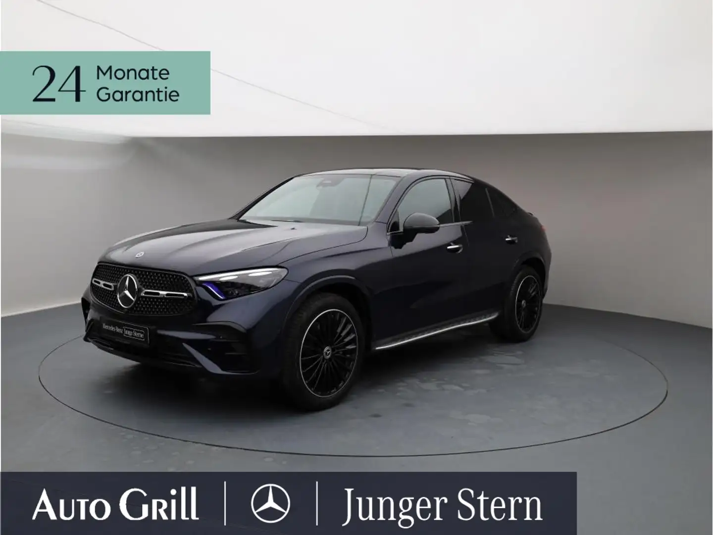 Mercedes-Benz GLC 300 4M Cp. AMG Bur Pano AIRMATIC HAL AHK 360 Blau - 2