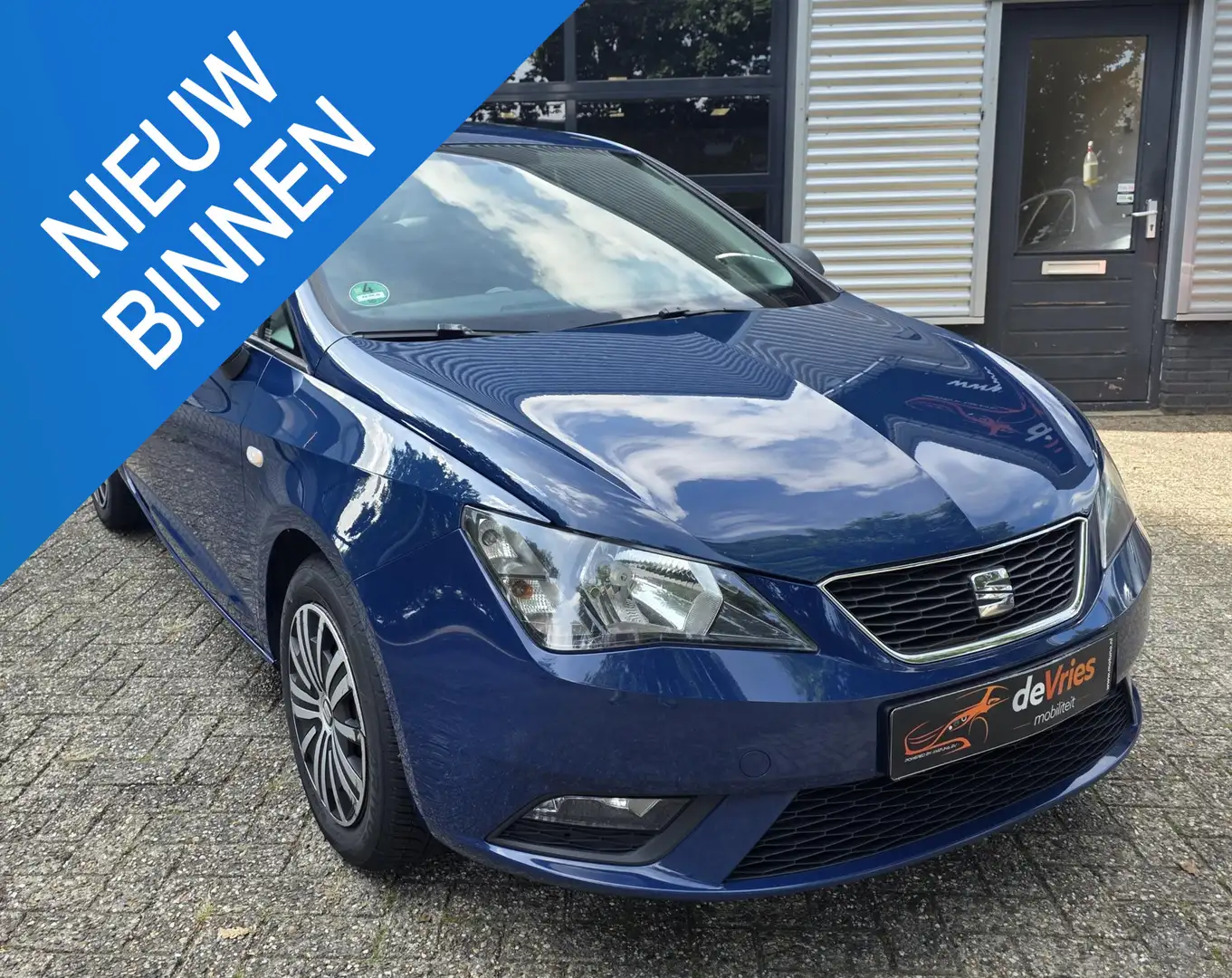SEAT Ibiza 1.0 MPI Reference **5DRS-BLEUTOOTH-AIRCO** Blue - 1