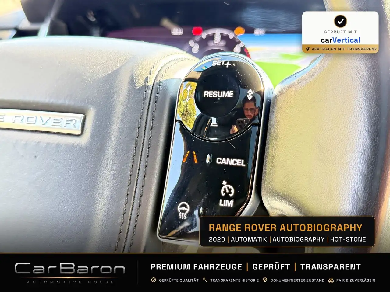 Land Rover Range Rover Autobiography HOT STONE CarPlay AHK, миниатюра 30