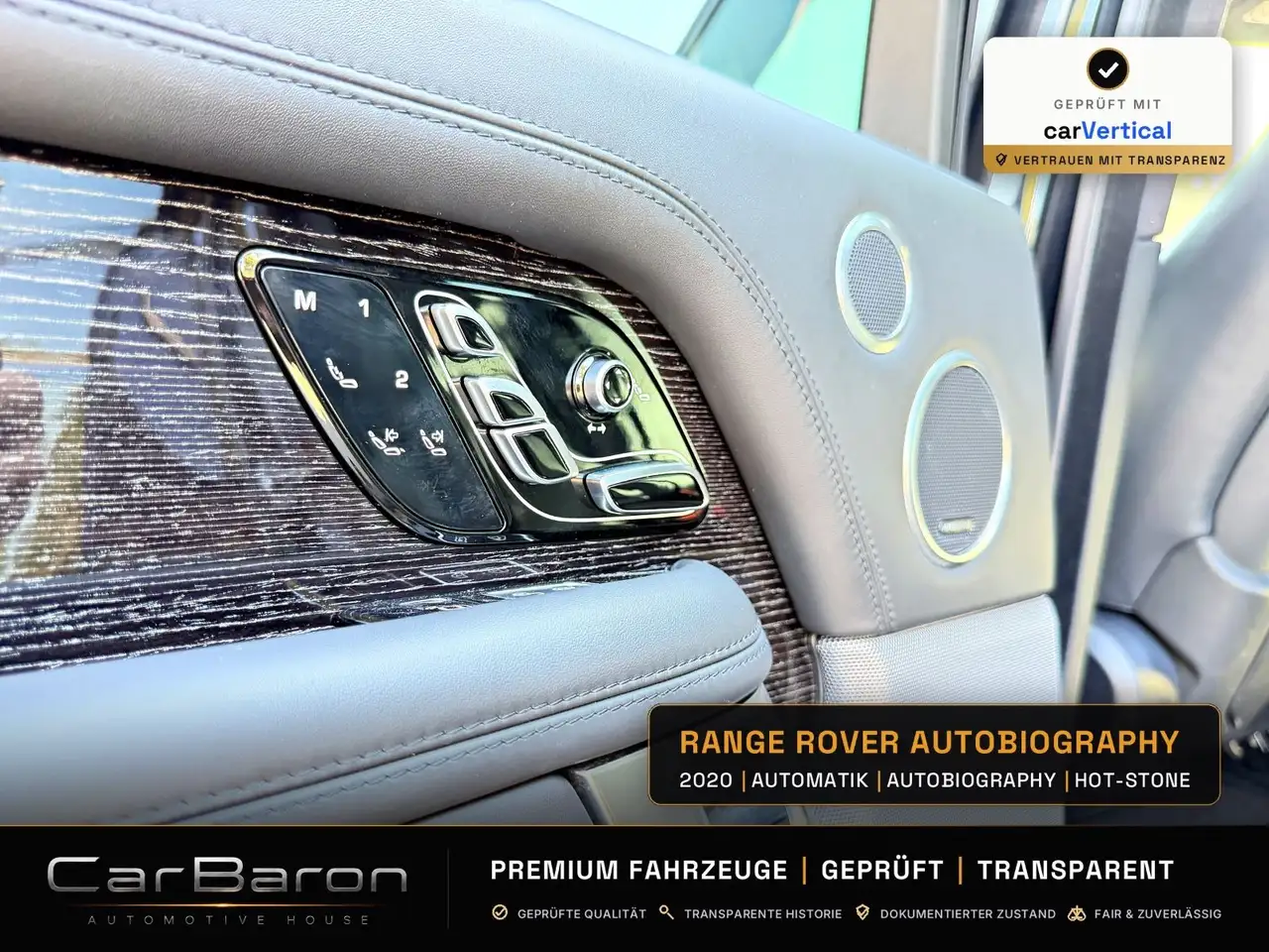 Land Rover Range Rover Autobiography HOT STONE CarPlay AHK, миниатюра 26