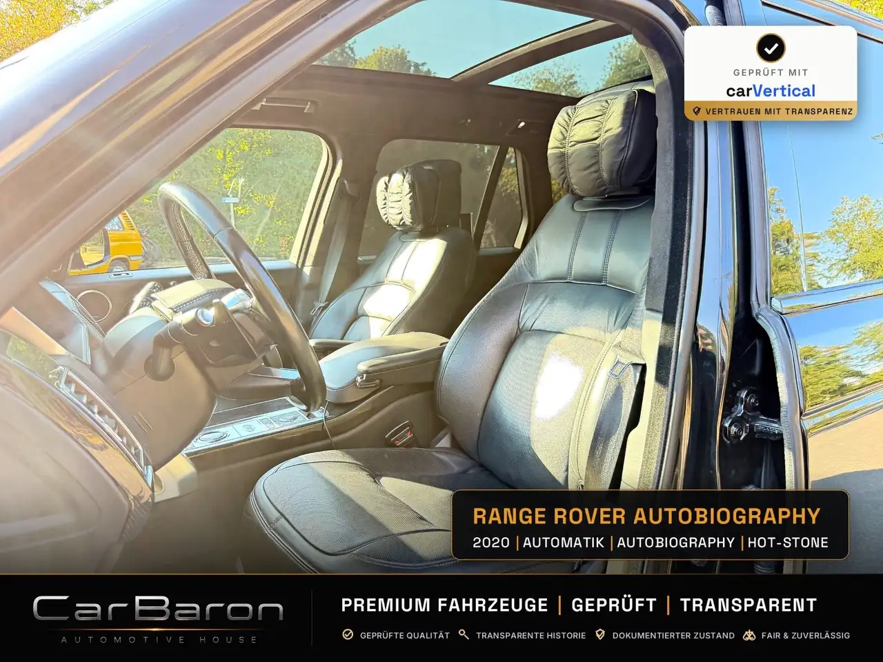 Land Rover Range Rover Autobiography HOT STONE CarPlay AHK, миниатюра 17