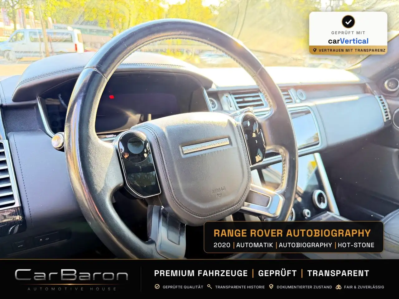 Land Rover Range Rover Autobiography HOT STONE CarPlay AHK, миниатюра 29