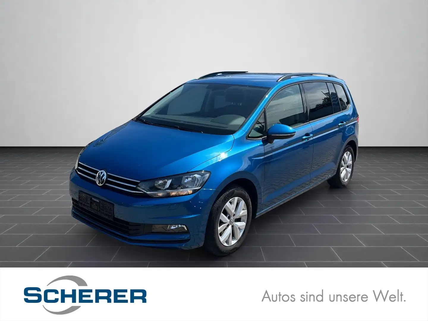 Volkswagen Touran 2.0 TDI Comfortline 7-Sitzer Kamera/Navi Blau - 1