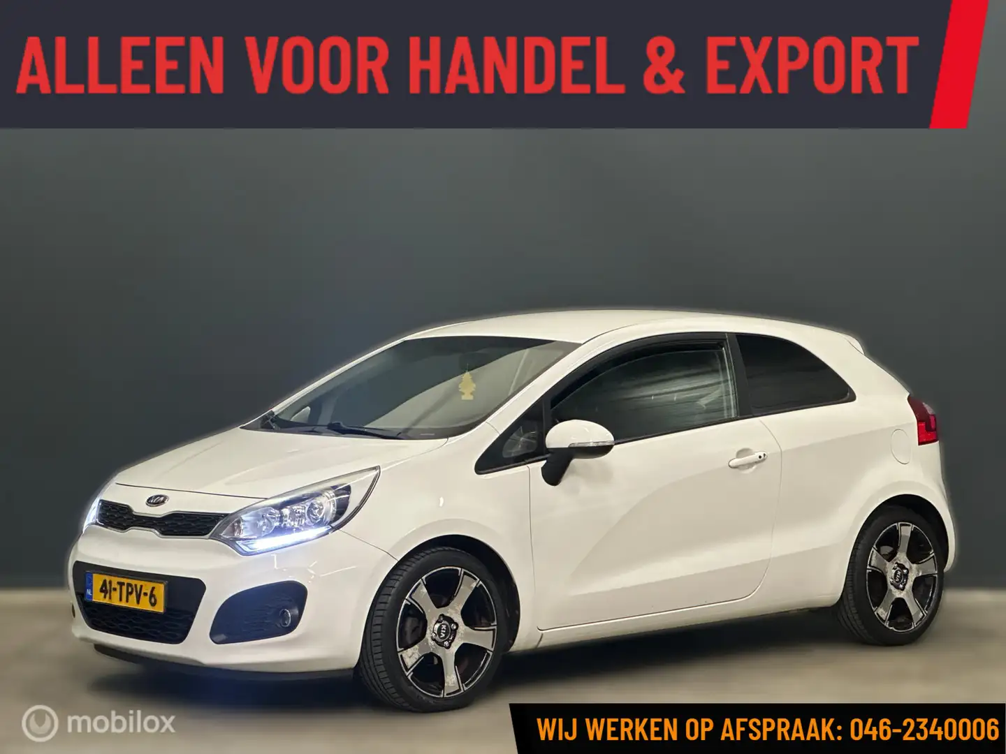 Kia Rio 1.2 CVVT Super Pack Airco - Export! Wit - 1