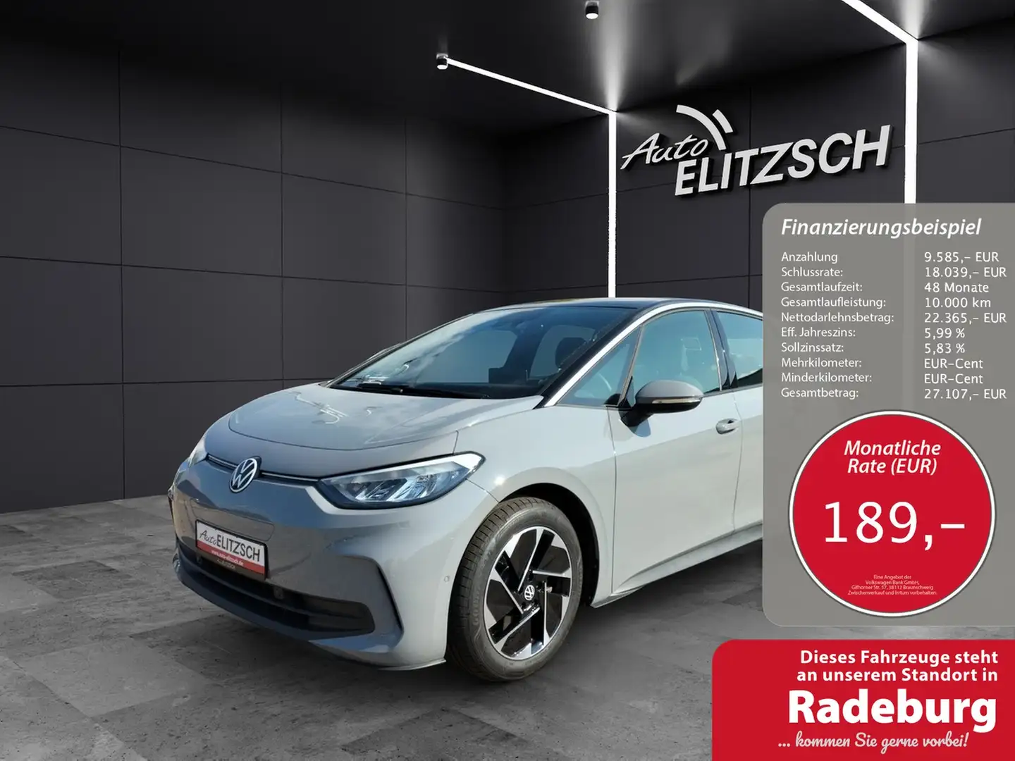 Volkswagen ID.3 Pro LED Navi ACC RFK SH Grau - 1