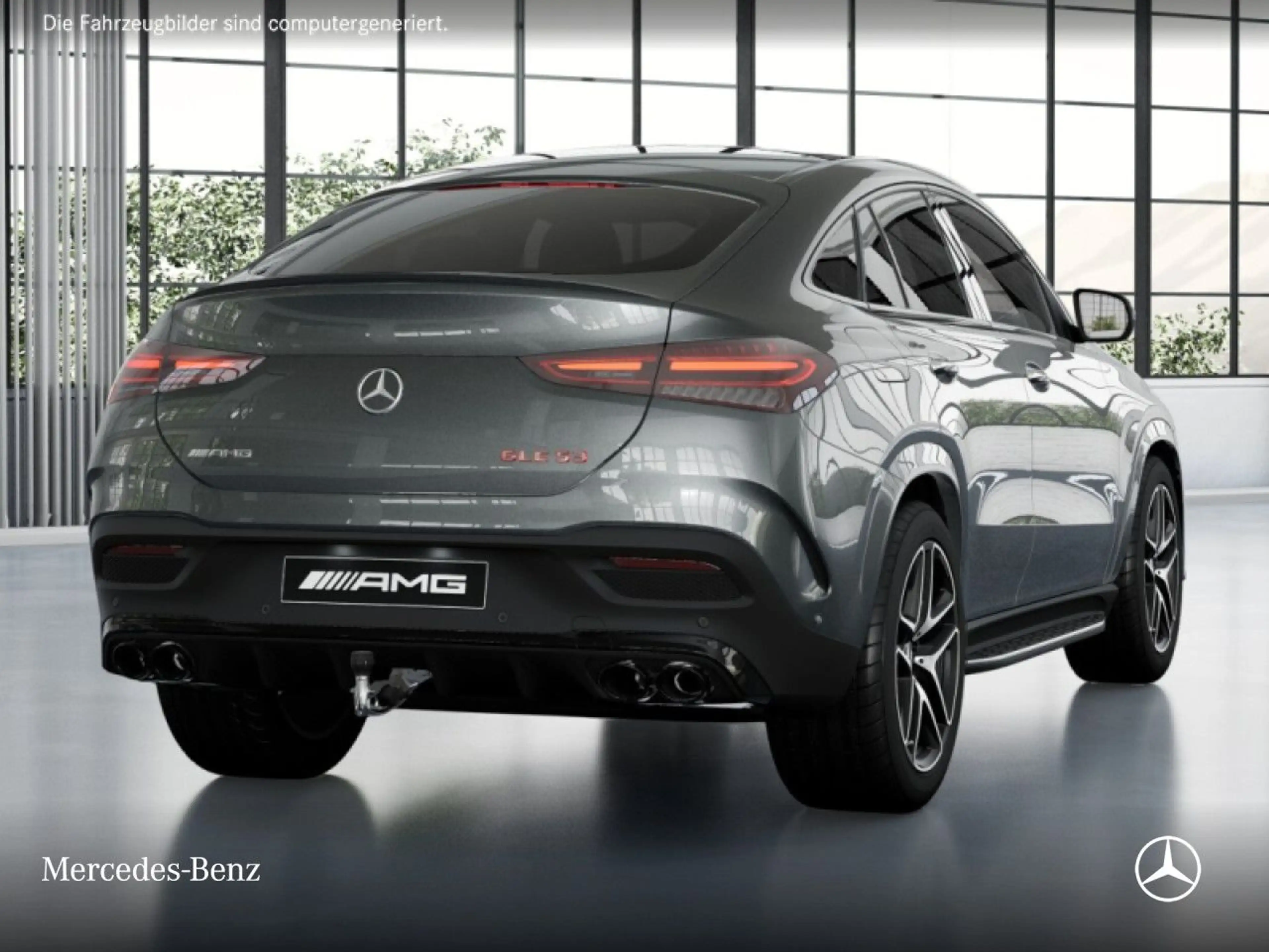 Mercedes-Benz GLE 53 AMG GLE 53 HYBRID Coupé 4M NIGHT+PANO+360+AHK+21"+HUD — photo 4