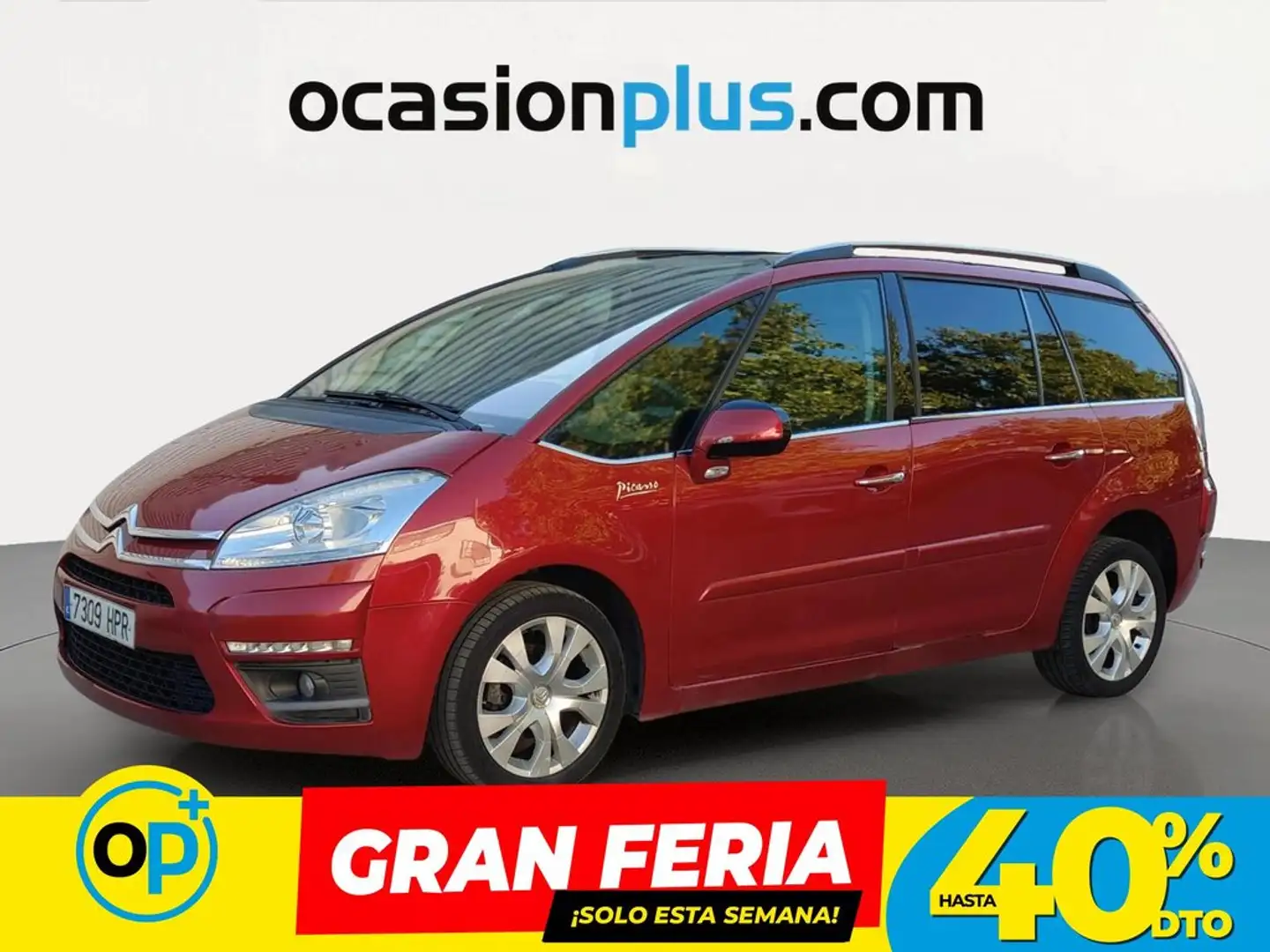Citroen C4 Grand Picasso 1.6e-HDI Millenium CMP Rojo - 1
