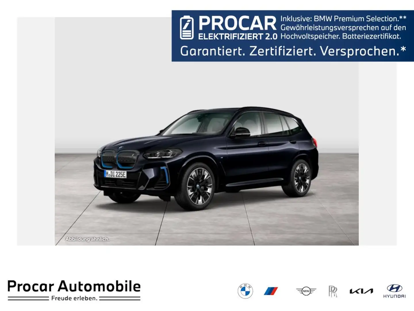 BMW iX3 IMPRESSIVE+H/K+HuD+DA PROF+PANO Schwarz - 1