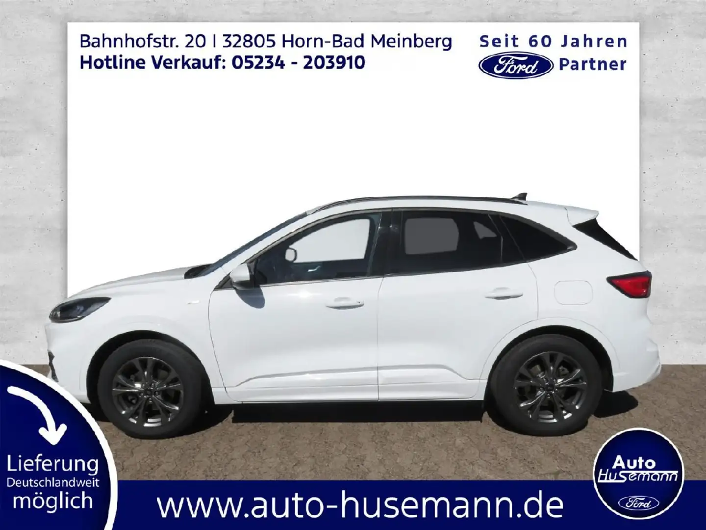 Ford Kuga ST-Line,2Z-Klima,AHK schwenkb.,PPv+h+Cam Blanc - 2