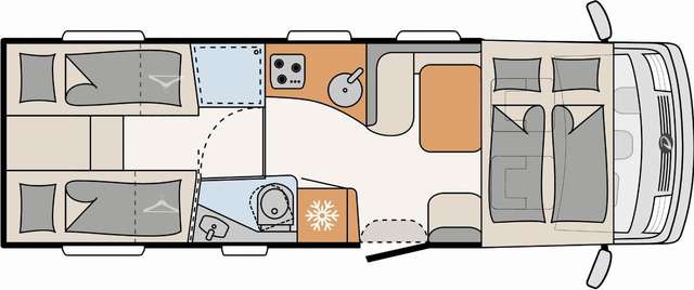 Dethleffs Esprit I 7150-2 EB Warmwasserheizung