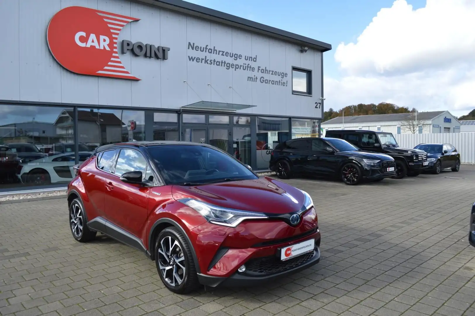 Toyota C-HR Hyb. *AHK*ACC*Kam*BT-Media*LenkHZ*KeylessGo Rouge - 1