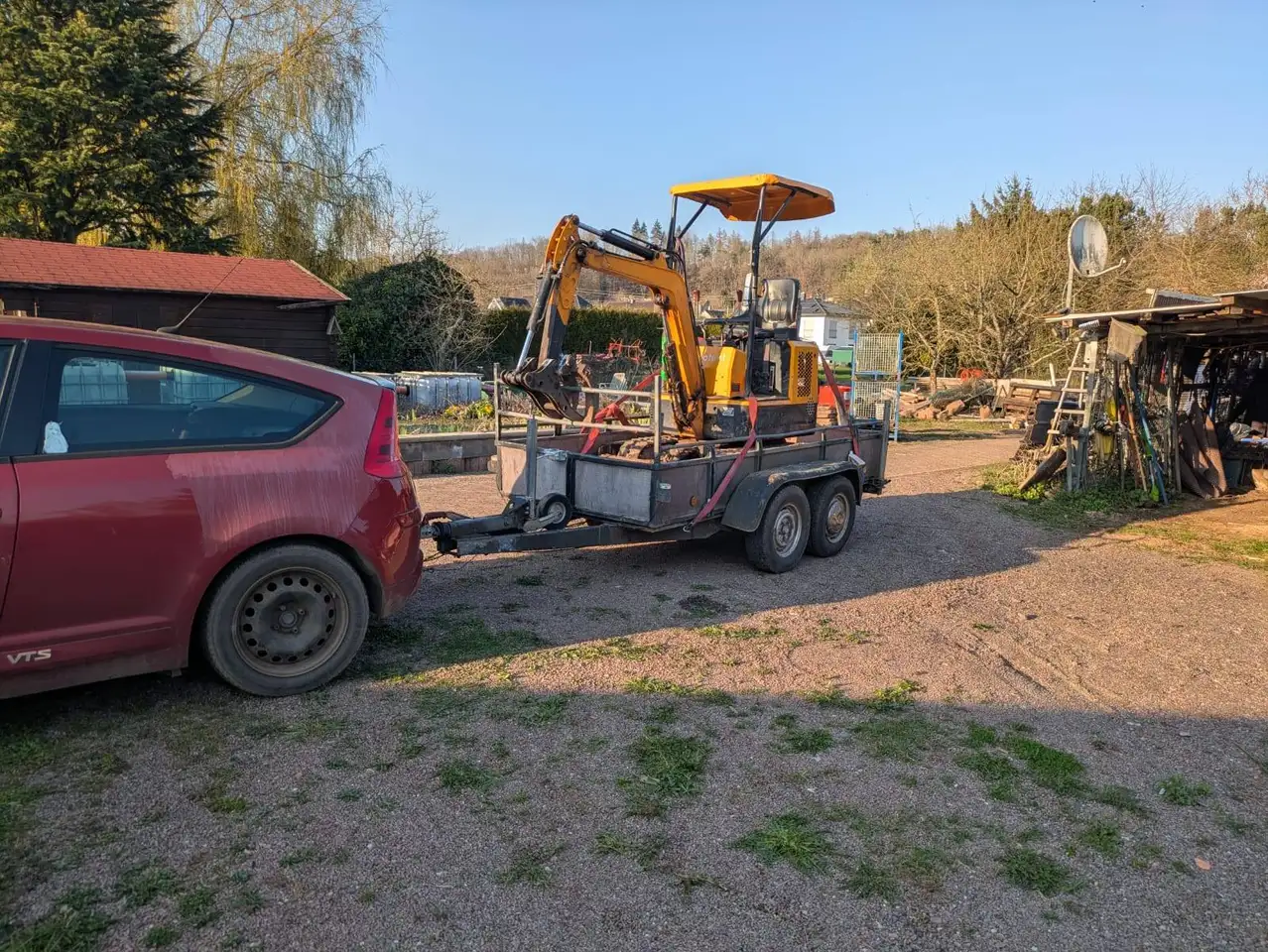 Trailer-Anhänger Modell F 3020 als offener Kasten (Tandemachser), foto 1