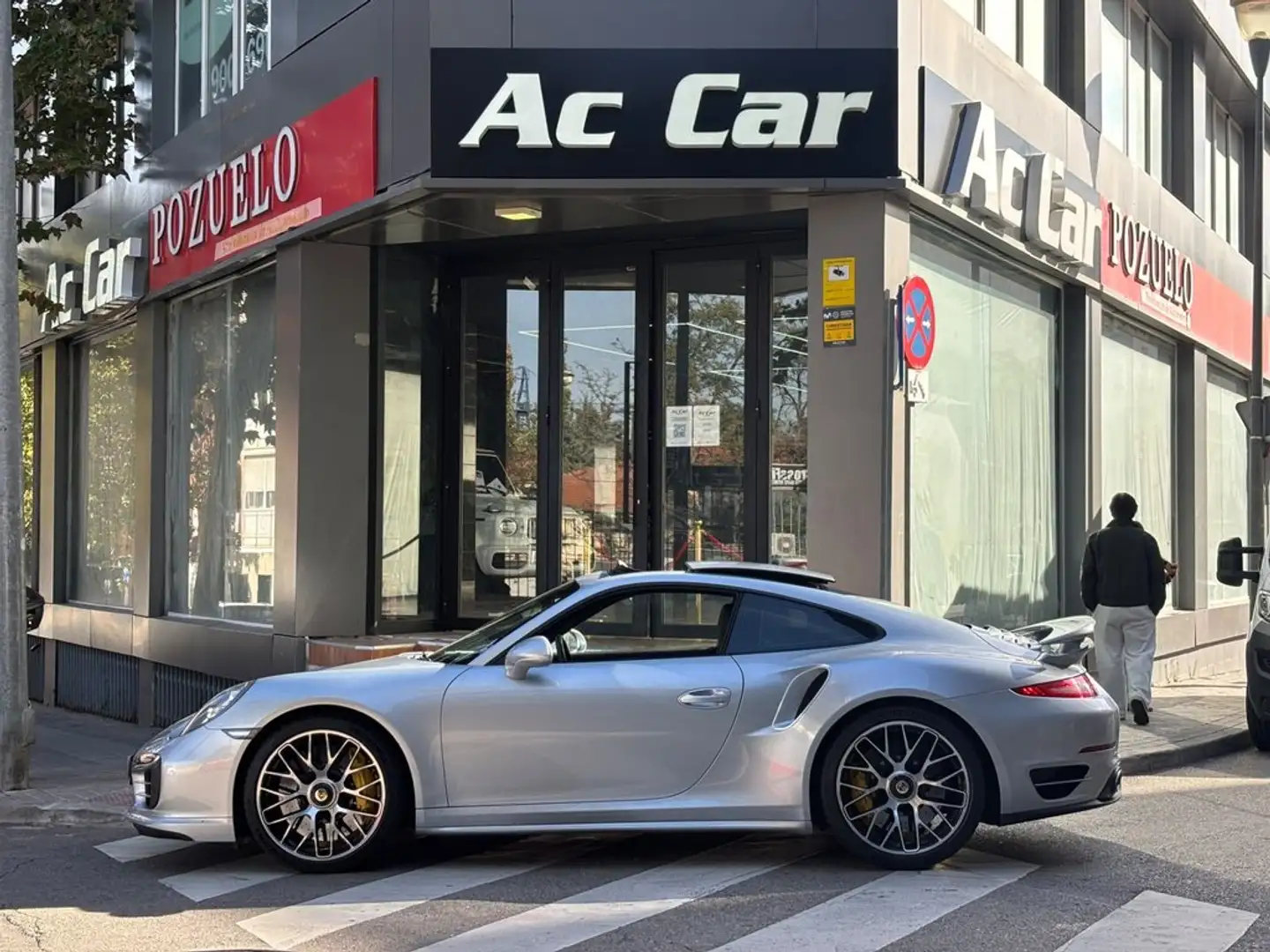 Porsche 991 Turbo S Coupé PDK Gris - 1