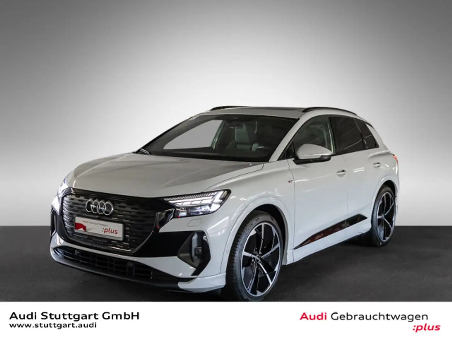 Audi Q4 e-tron Q4 40 e-tron S line ACC Matrix Pano Kamera 21" Weiß - 1