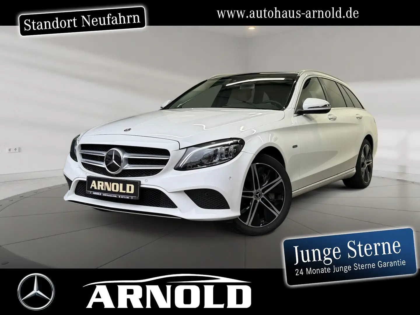 Mercedes-Benz C 300 C 300 T e MULTIBEAM PanoD. Memory DISTRONIC Navi Weiß - 1