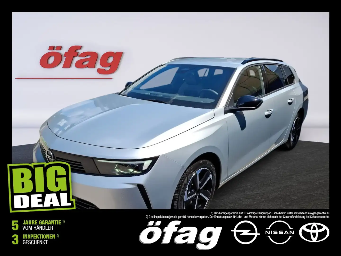 Opel Astra L Sports Tourer 1.2 Turbo Edition ACC+LED Grau - 1