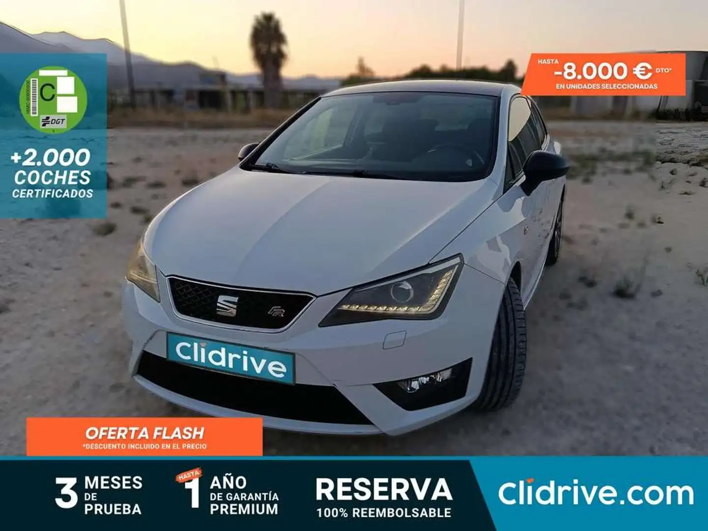 SEAT Ibiza 1.6TDI CR S&S FR 95 Blanco - 1