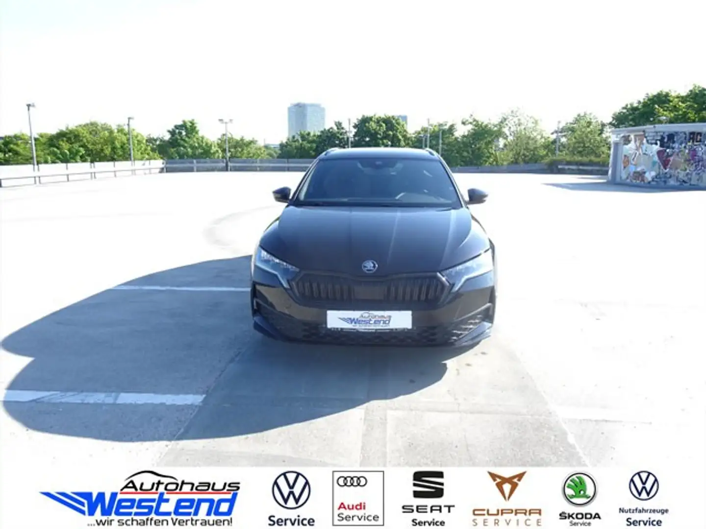Skoda Octavia Combi Sportline 2.0l TDI 110kW DSG AHK LED Navi Schwarz - 1
