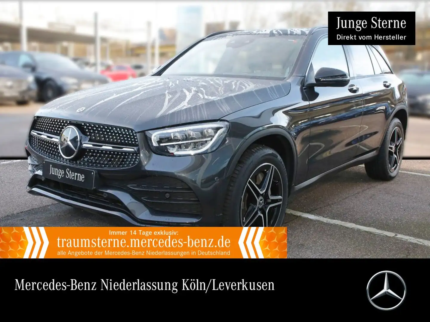 Mercedes-Benz GLC 300 e 4M AMG+NIGHT+PANO+AHK+LED+FAHRASS+KAMERA Grau - 1