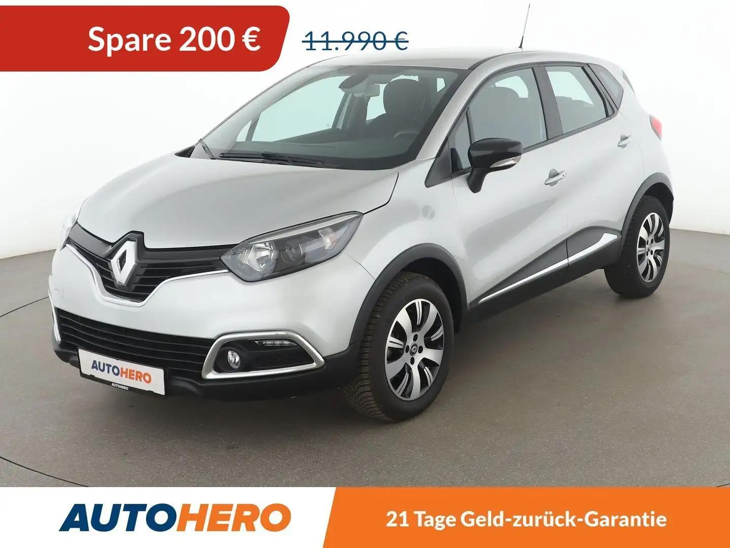 Renault Captur 0.9 Energy Experience*NAVI*PDC*TEMPO*KLIMA* Silber - 1